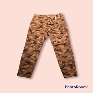 Everyone’s favorite trend! Camouflage mid rise skinny jeans! Lane Bryant.